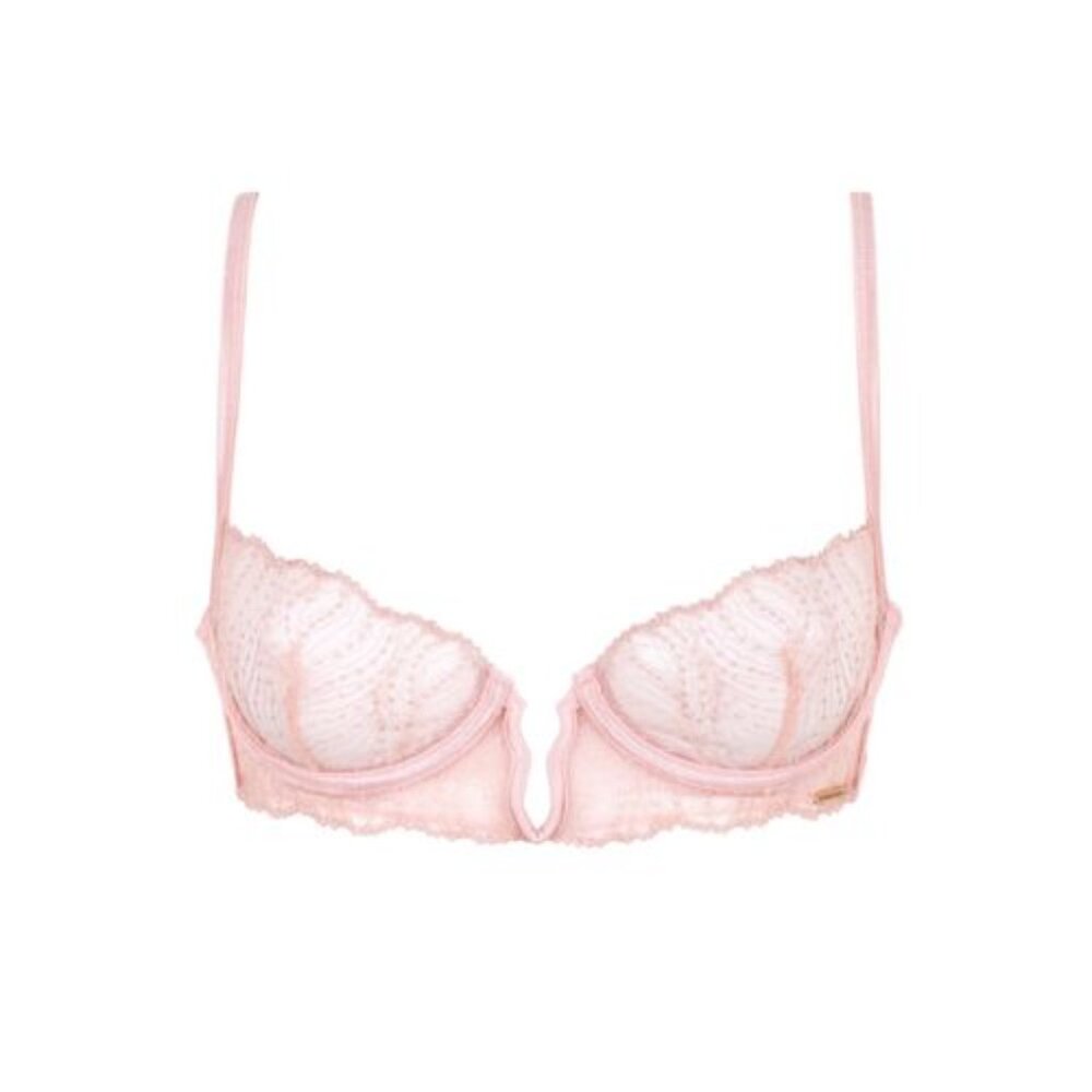 Bluebella Pink Lace Underwire Bra